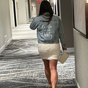 Wife of the party Jean jacket